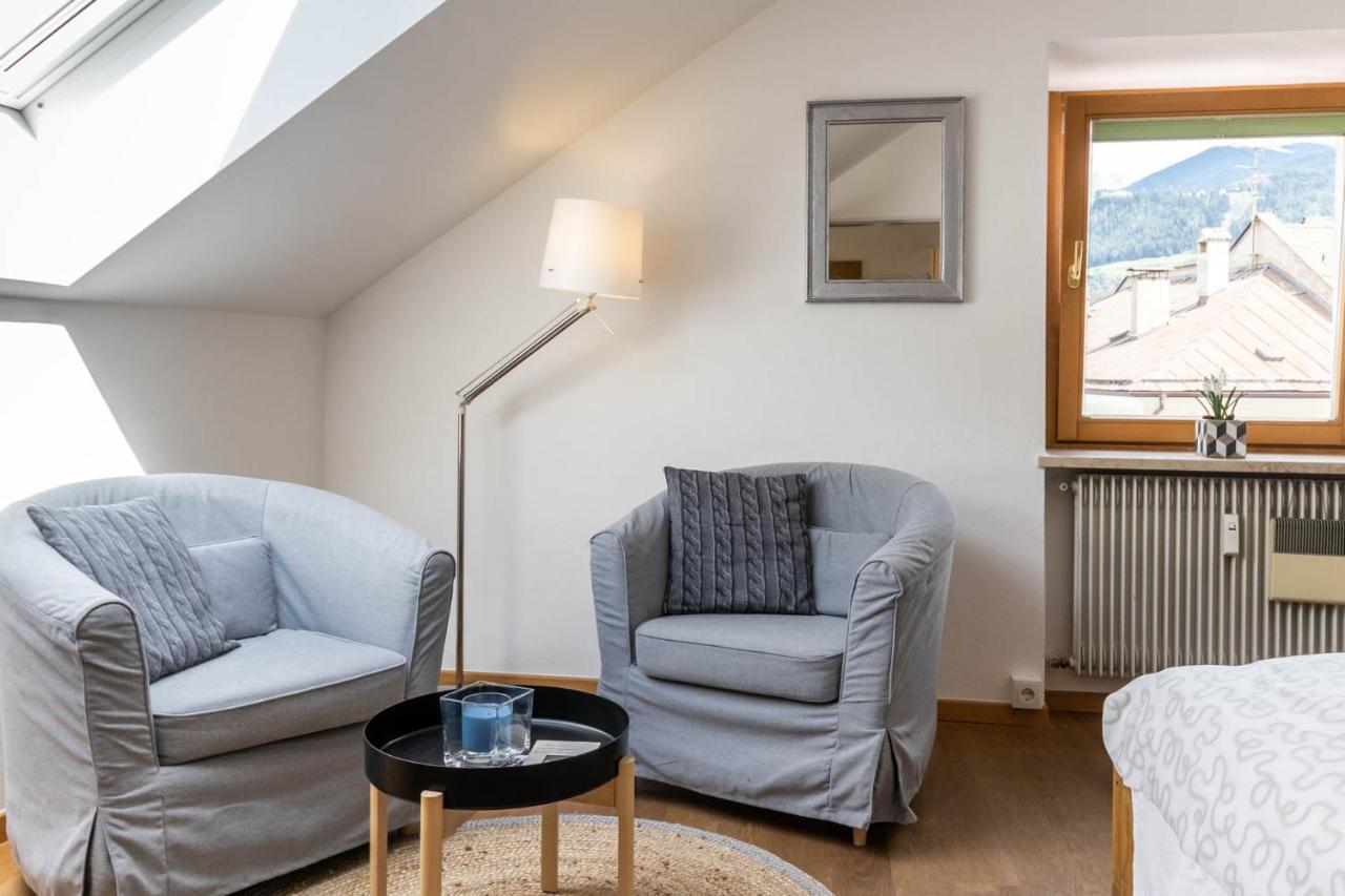 Central Attic - City View Brunico Exterior foto